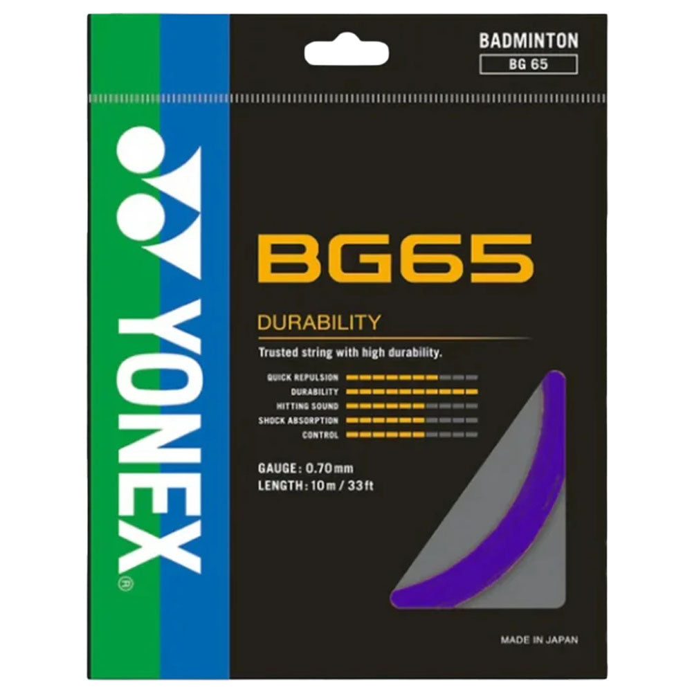 Yonex BG65 Badminton String , Violet