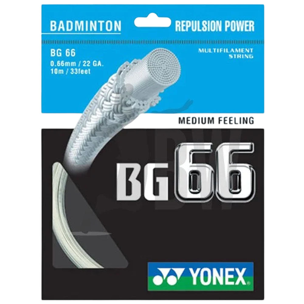 Yonex BG66 Badminton String , White