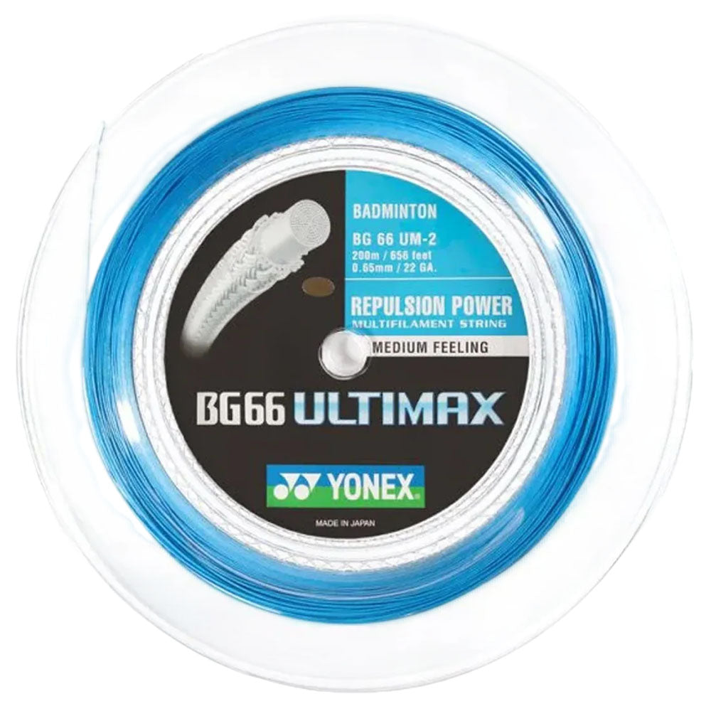 Yonex BG 66 Ultimax Badminton Reel , Blue