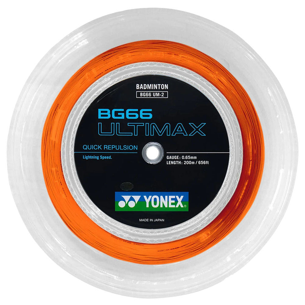 Yonex BG 66 Ultimax Badminton Reel , Orange