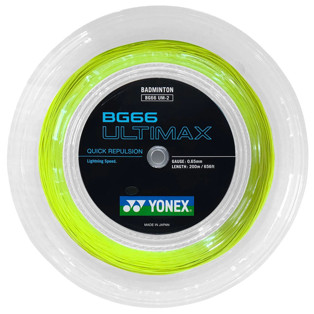 Yonex BG 66 Ultimax Badminton Reel , Yellow