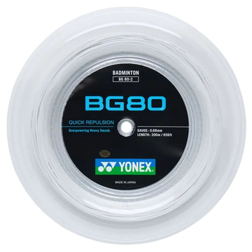 Yonex BG80 Badminton Reel , White