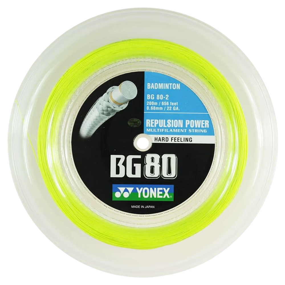 Yonex BG80 Badminton Reel , Yellow