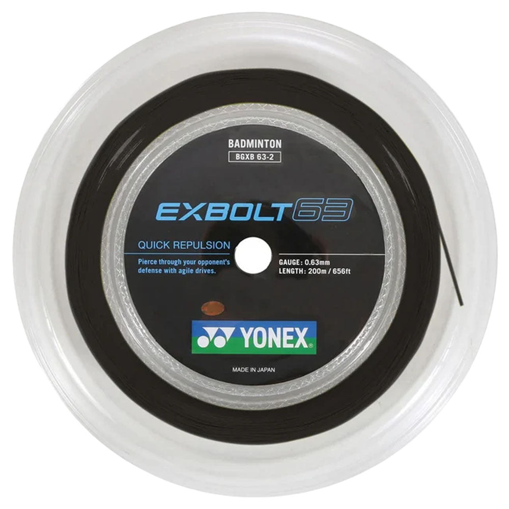 Yonex Exbolt 63 Badminton Reel , Black