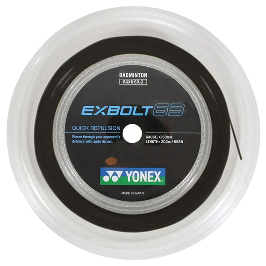 Yonex Exbolt 63 Badminton Reel , Black