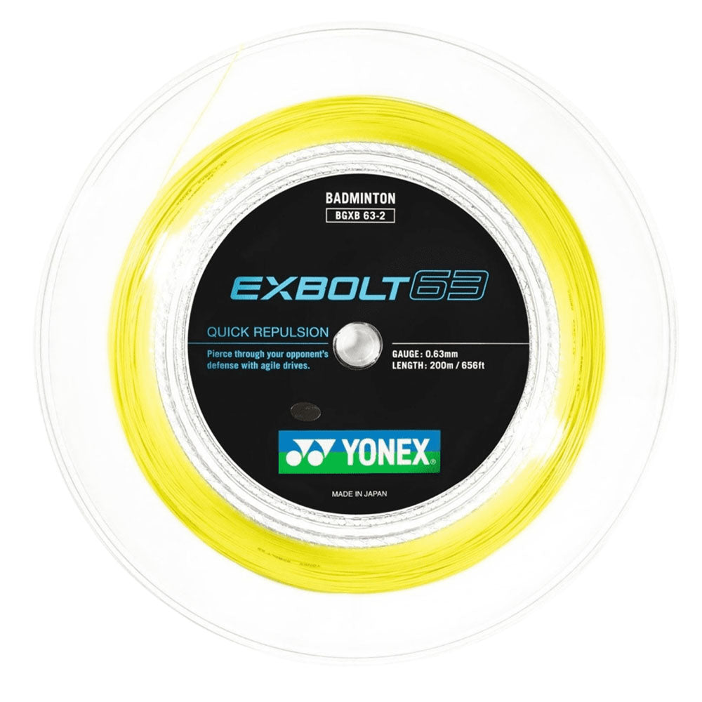 Yonex Exbolt 63 Badminton Reel , Yellow
