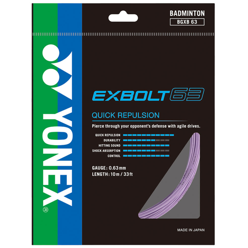Yonex Exbolt 63 Badminton String , Lavender