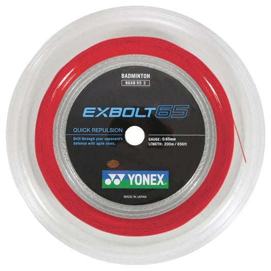 Yonex Exbolt 65 Badminton Reel , Red