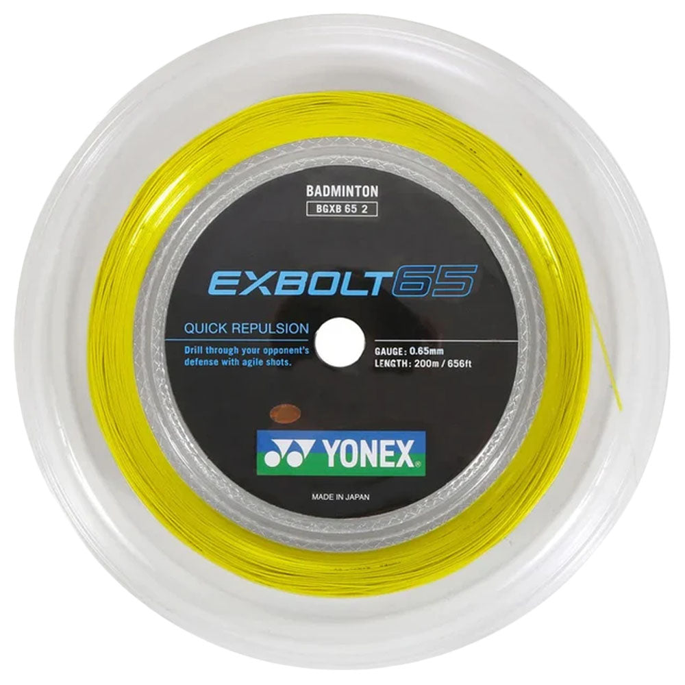 Yonex Exbolt 65 Badminton Reel , Yellow
