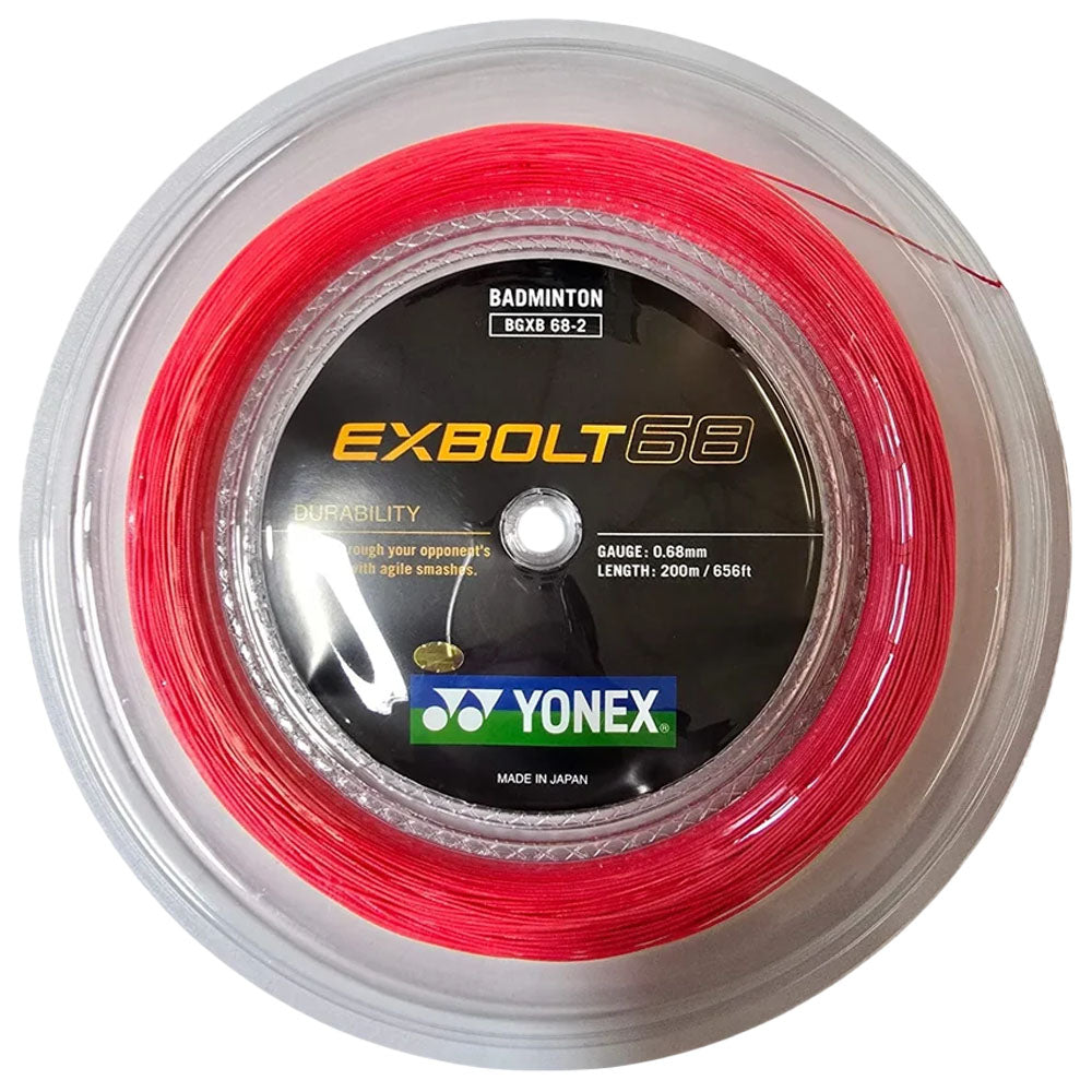 Yonex Exbolt 68 Badminton Reel , Flash Red