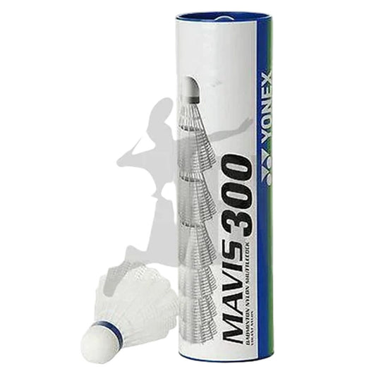 Yonex Mavis 300 Nylon Shuttlecocks (White Medium Speed)