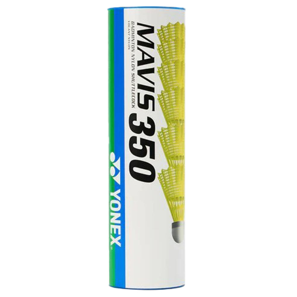 Yonex Mavis 350 Nylon Badminton Shuttlecocks Yellow Medium Speed