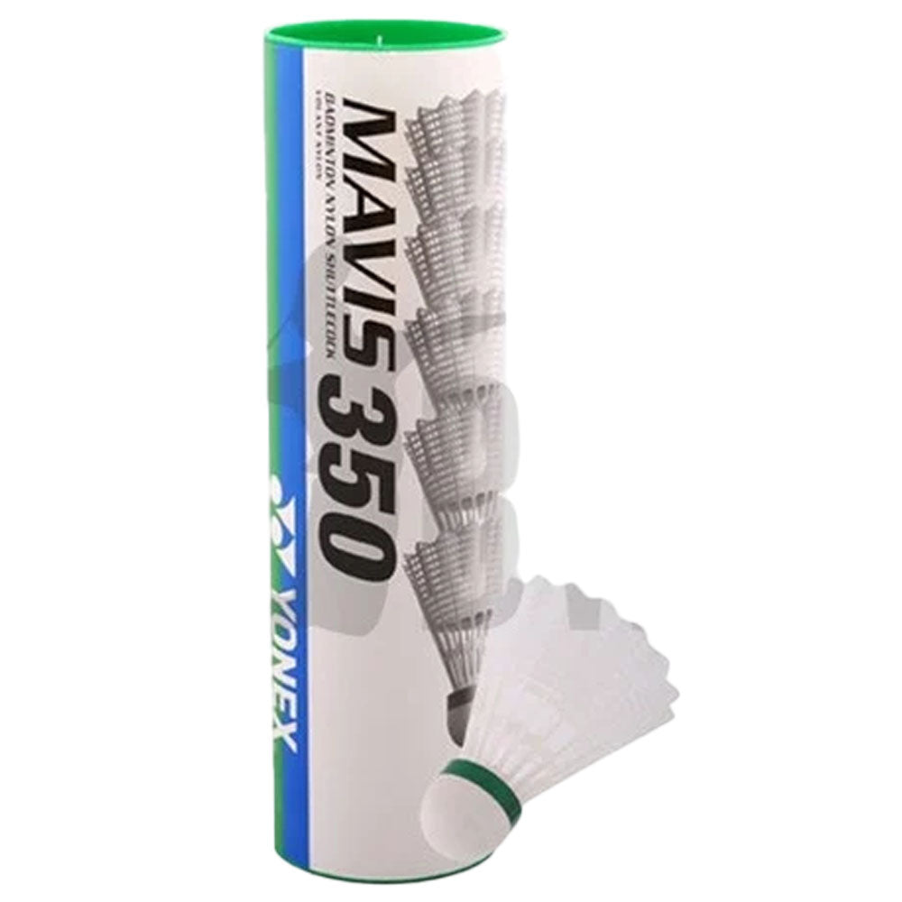 Yonex Mavis 350 Nylon Badminton Shuttlecocks (White Slow Speed)