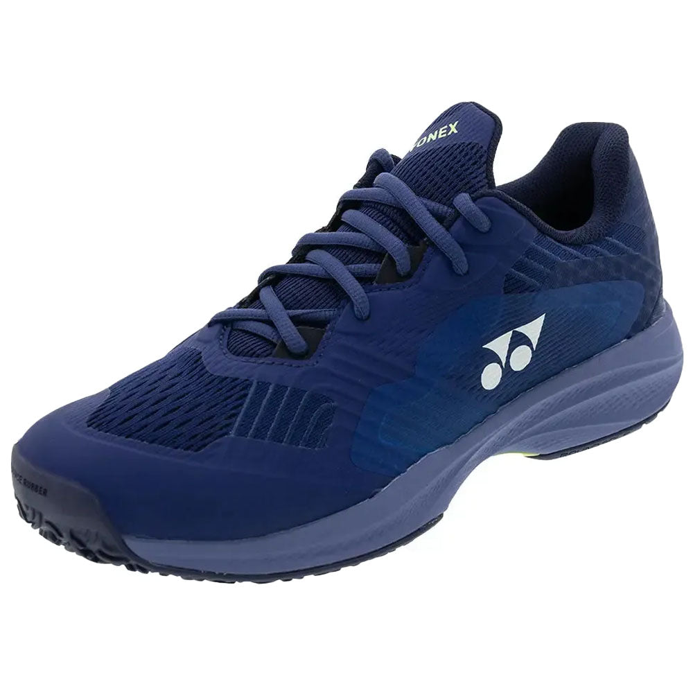 Yonex Men's CLAY Court Power Cushion SONICAGE 3 Tennis Shoes Navy Blue