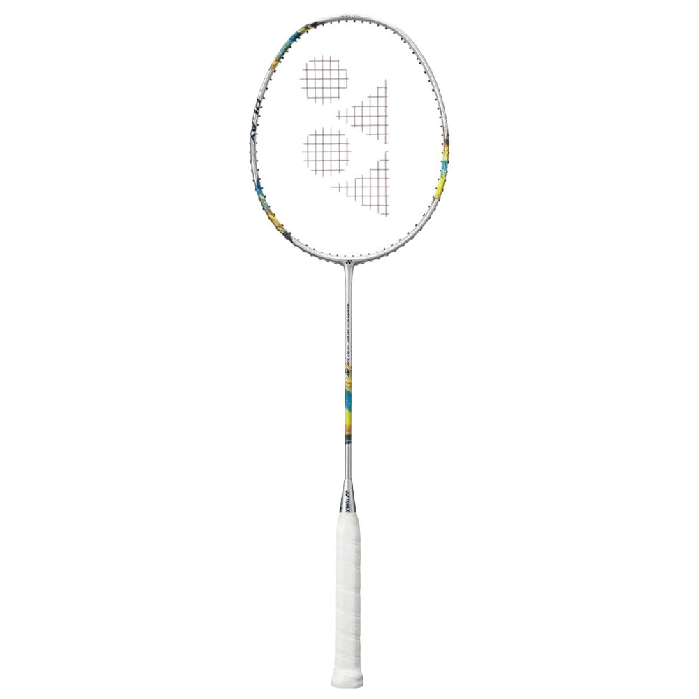 Yonex Nanoflare 700 Play Badminton Racket (Pre-Strung) Silver _ Skyblue
