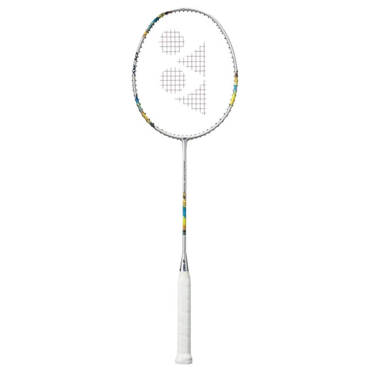 Yonex Nanoflare 700 Play Badminton Racket (Pre-Strung) Silver _ Skyblue