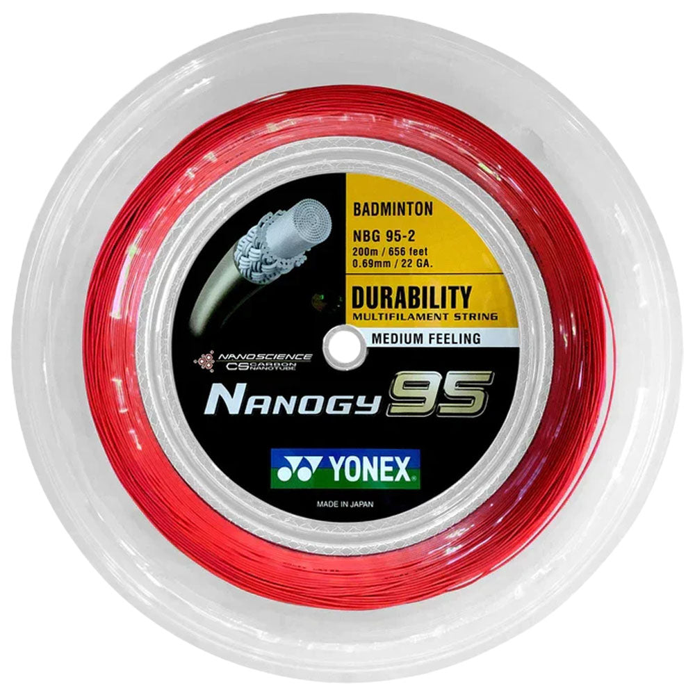 Yonex Nanogy 95 Badminton Reel , Red