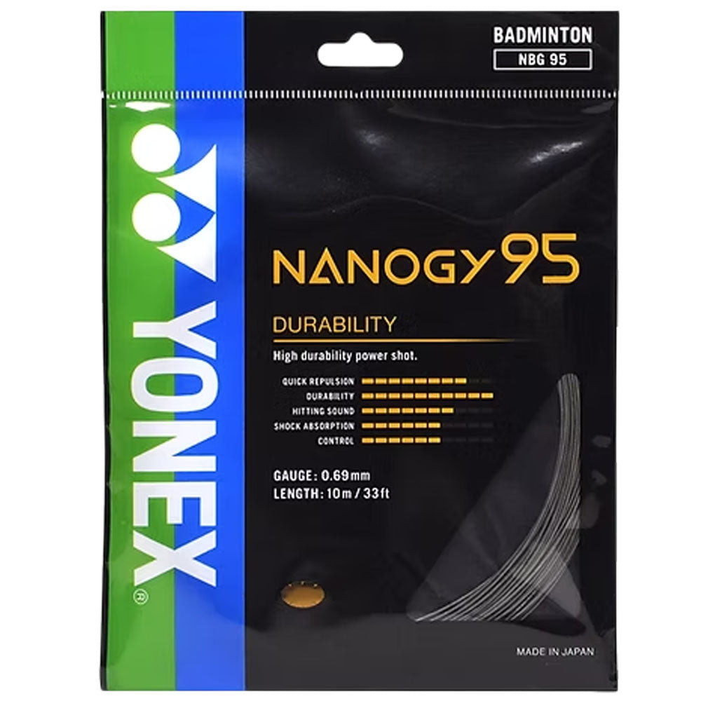 Yonex Nanogy 95 Badminton String , Graphite