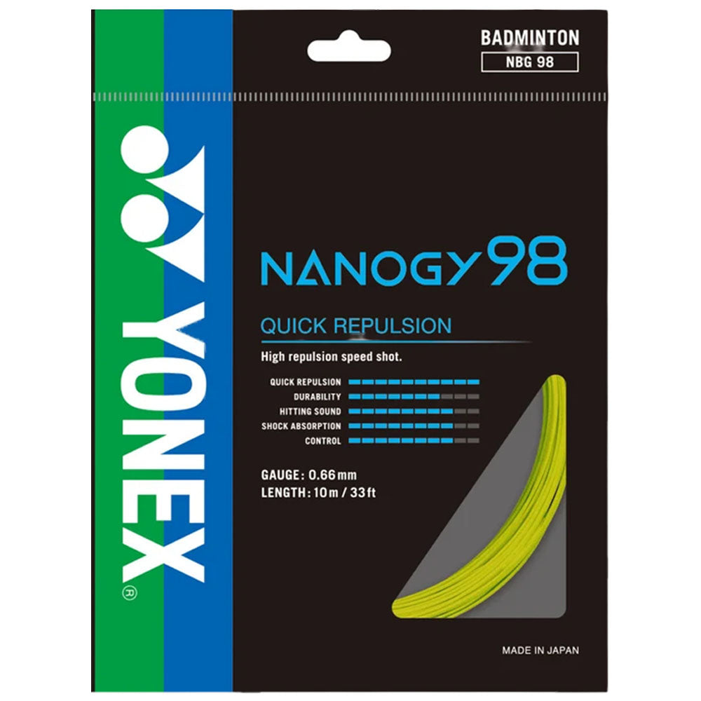 Yonex Nanogy 98 Badminton String , Yellow