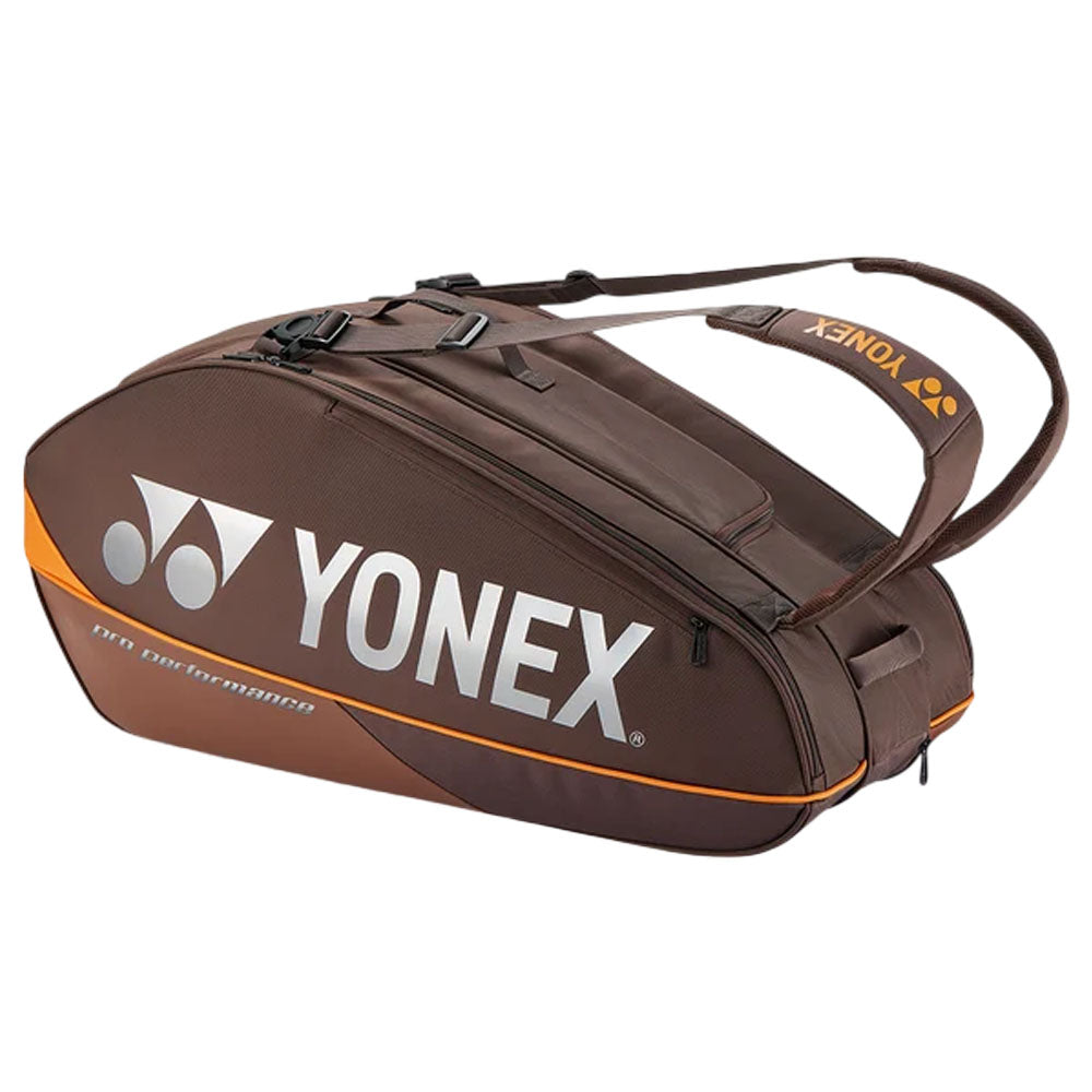 Yonex Pro Badminton/Tennis Bag (9-Racket) Espresso Brown