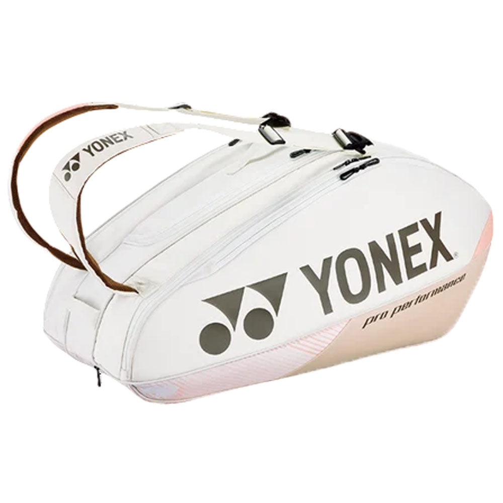 Yonex Pro Badminton-Tennis Bag (9-Racket) Sand Beige