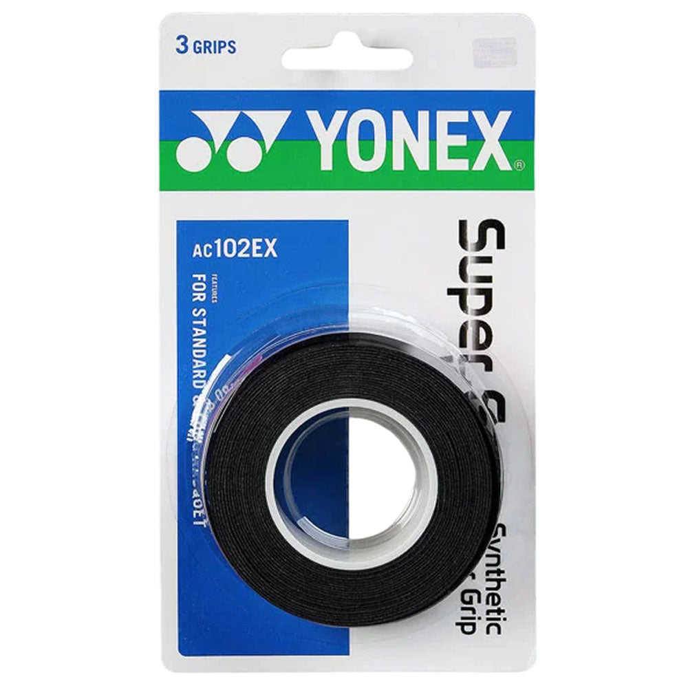 Yonex Super Grap (3 Pack) , Black