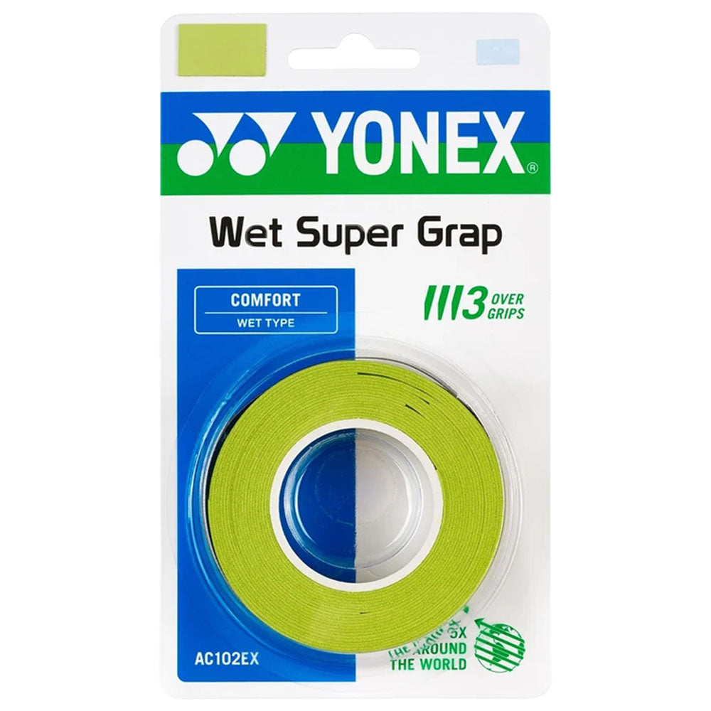 Yonex Super Grap (3 Pack) , Citrus Green