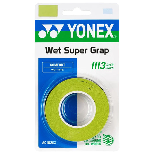 Yonex Super Grap (3 Pack) , Citrus Green