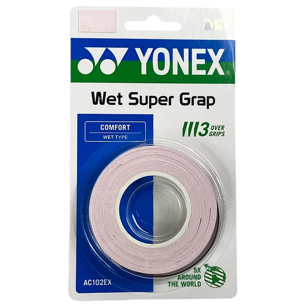 Yonex Super Grap (3 Pack) , Mist Pink