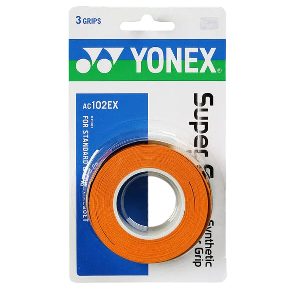 Yonex Super Grap (3 Pack) , Orange