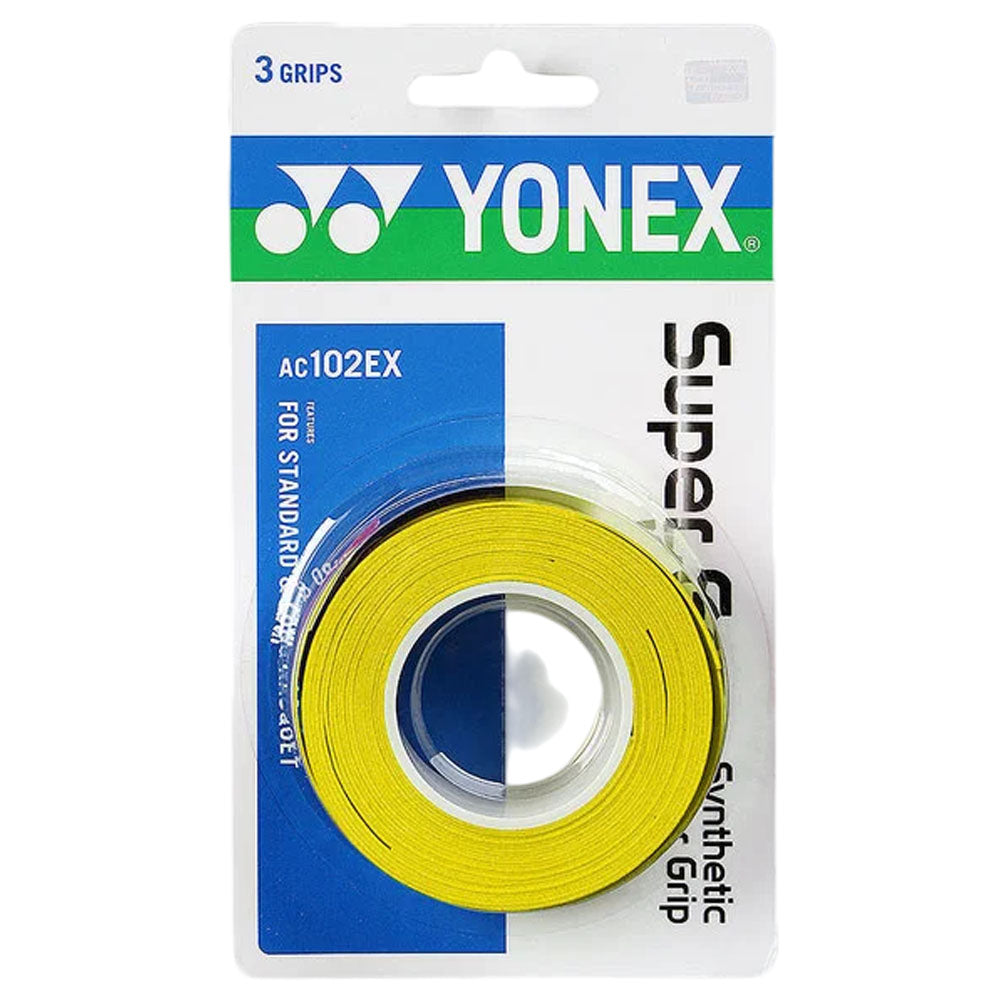 Yonex Super Grap (3 Pack) , Yellow