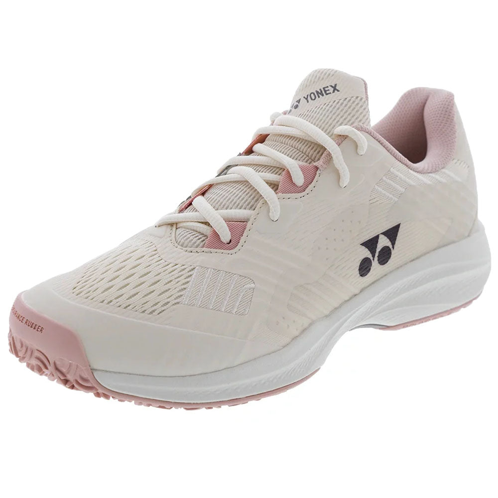 Yonex Women's CLAY Court Power Cushion SONICAGE Tennis Shoes Pale Pink