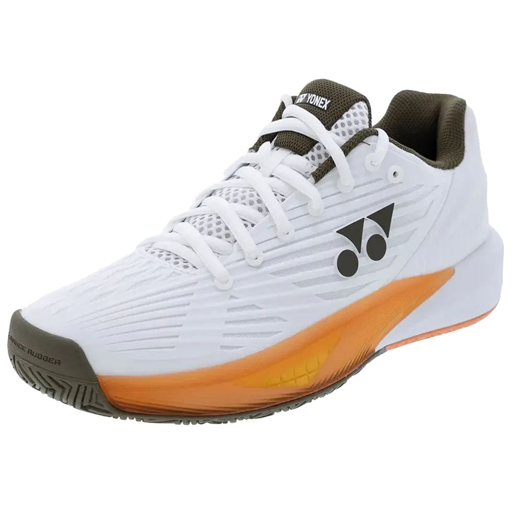 Yonex Women's ECLIPSION 5 Tennis Shoes White/Orange