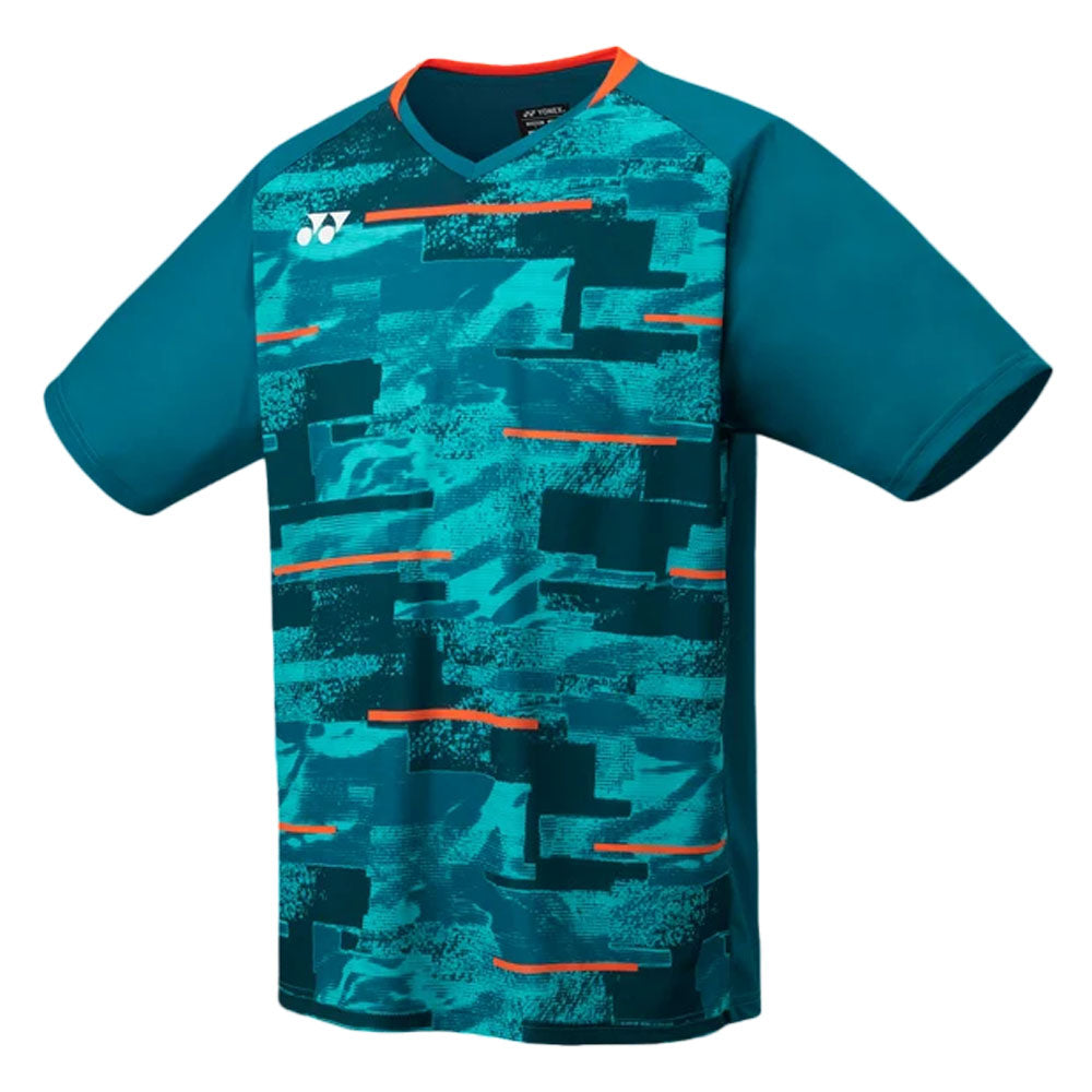 Yonex YM0034 Men's Badminton Shirt , Blue Green
