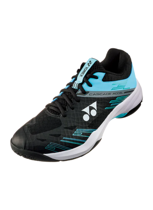 Yonex PC Cascade Accel (Wide) Black / Ice Blue Badminton Court Shoes - 2025