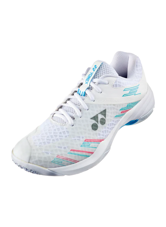 Yonex PC Cascade Accel (Wide) White / Sky Blue Badminton Court Shoes - 2025