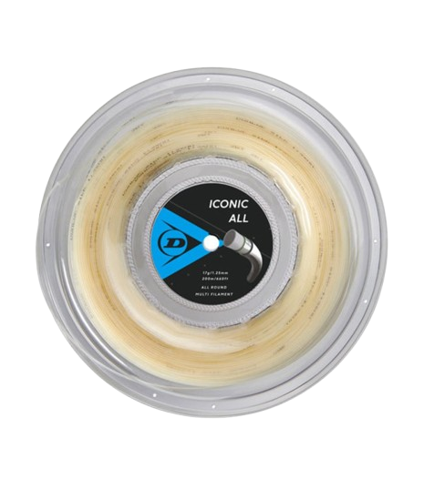 Dunlop Iconic Touch 17G Tennis String Reel Natural
