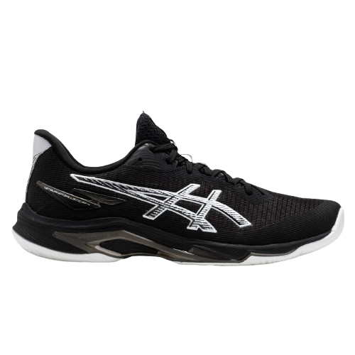 ASICS Net Burner Ballistic FF 4 Men's Racquetball Shoes , Black/White