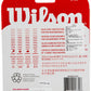 WILSON Sporting Goods Extreme Octane Tennis String Set, White, 17-Guage
