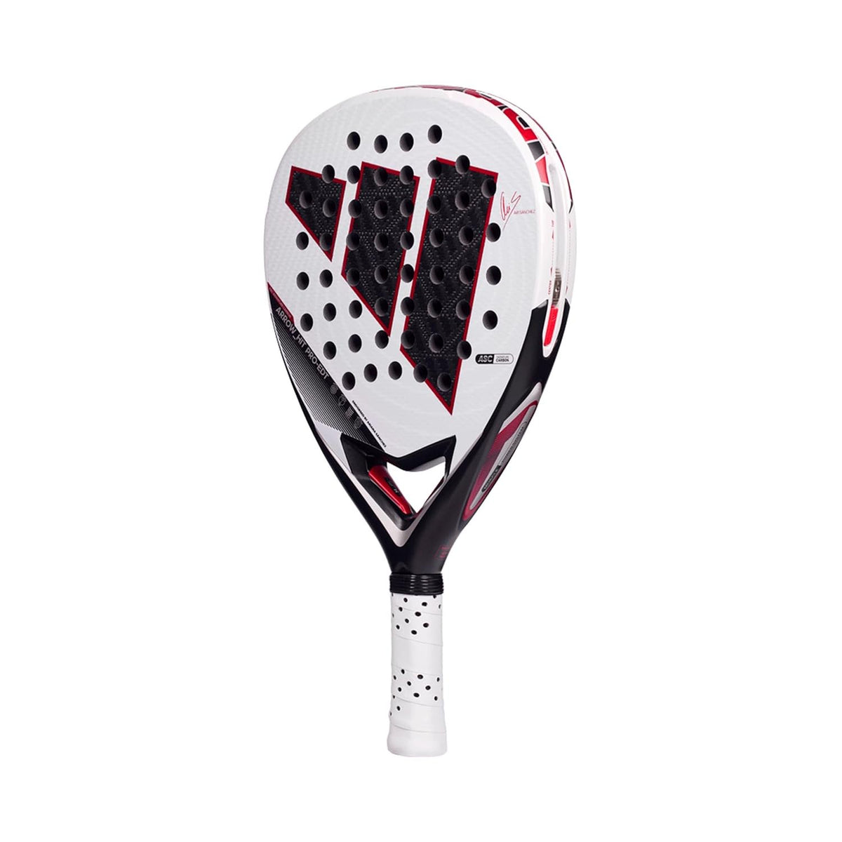 adidas Arrow Hit Pro EDT 2026 ARI Sanchez Padel Racquet, White, Diamond Shape, EVA Soft Performance, ASC Fiber