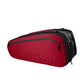 WILSON Clash V2 Super Tour Tennis Racket Bag - Red/Black, Holds up to 15 Rackets