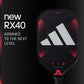 Adidas RX 44 Pickleball Paddle -Fiberglass Surface-Classic Multilayer Construction-HD Polypropylene Honeycomb Core-Features Spinblade Grit-Designed for Intermediate to Advanced Players-USAPA Approved