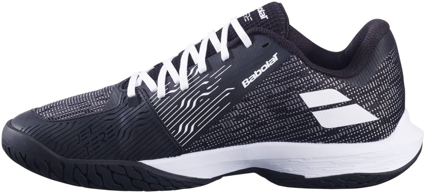 Babolat Men's Jet Tere 2 All Court Tennis Shoes, Black/White (US Men's Size 8)