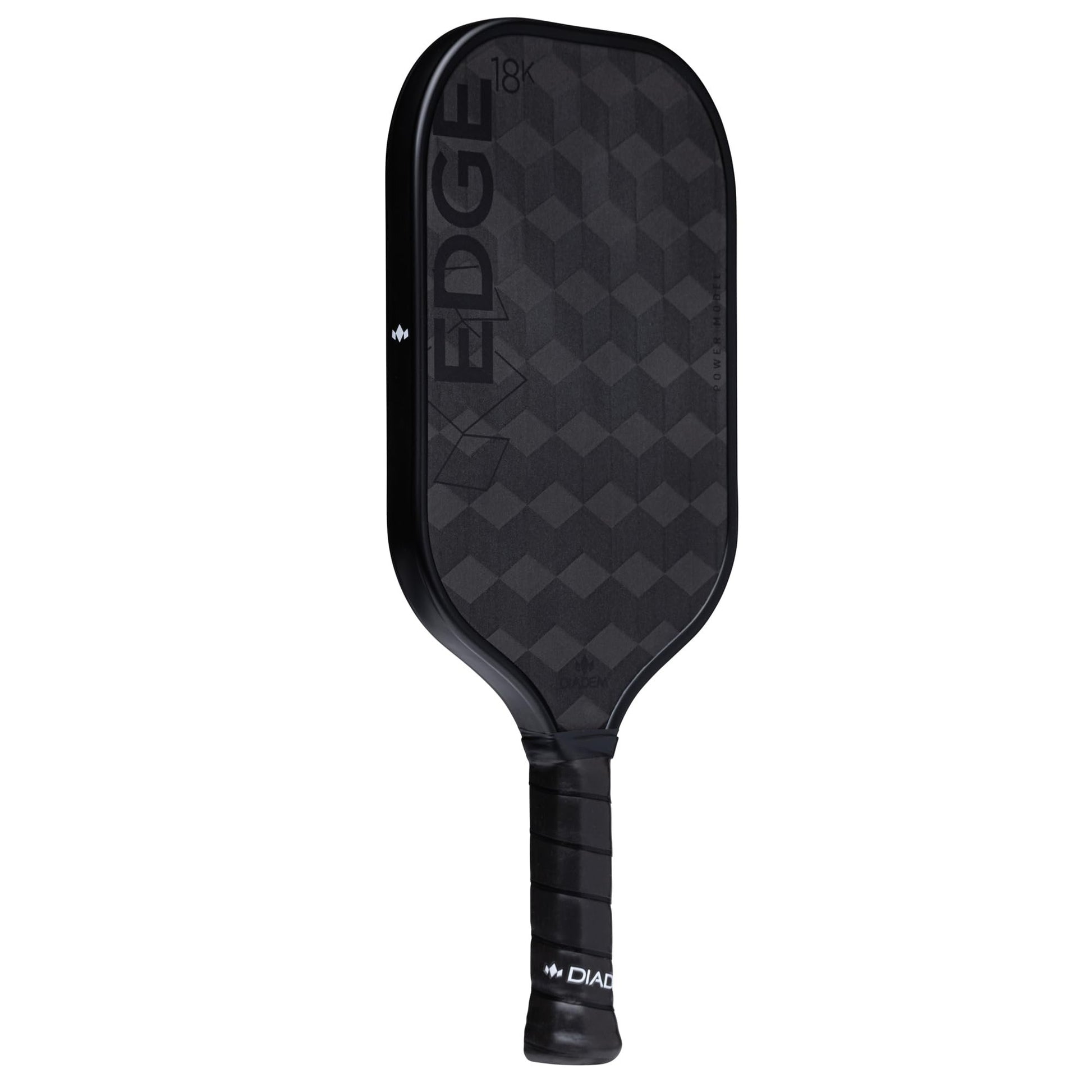 Diadem Edge 18K Power Pickleball Paddle USAPA Approved | 18K Carbon Fiber Face for Spin & Control | 16mm Control Paddle, Limited Edition (Black)