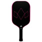 Diadem Warrior V2 Pickleball Paddle – Liquid Carbon Fiber Edgeless Design, Etched Face for Lasting Spin, 19MM Thick, 3 Layer Construction (Pink)