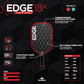 Diadem Edge 18K Power Pickleball Paddle USAPA Approved | 18K Carbon Fiber Face for Spin & Control | 16mm Control Paddle (Red)