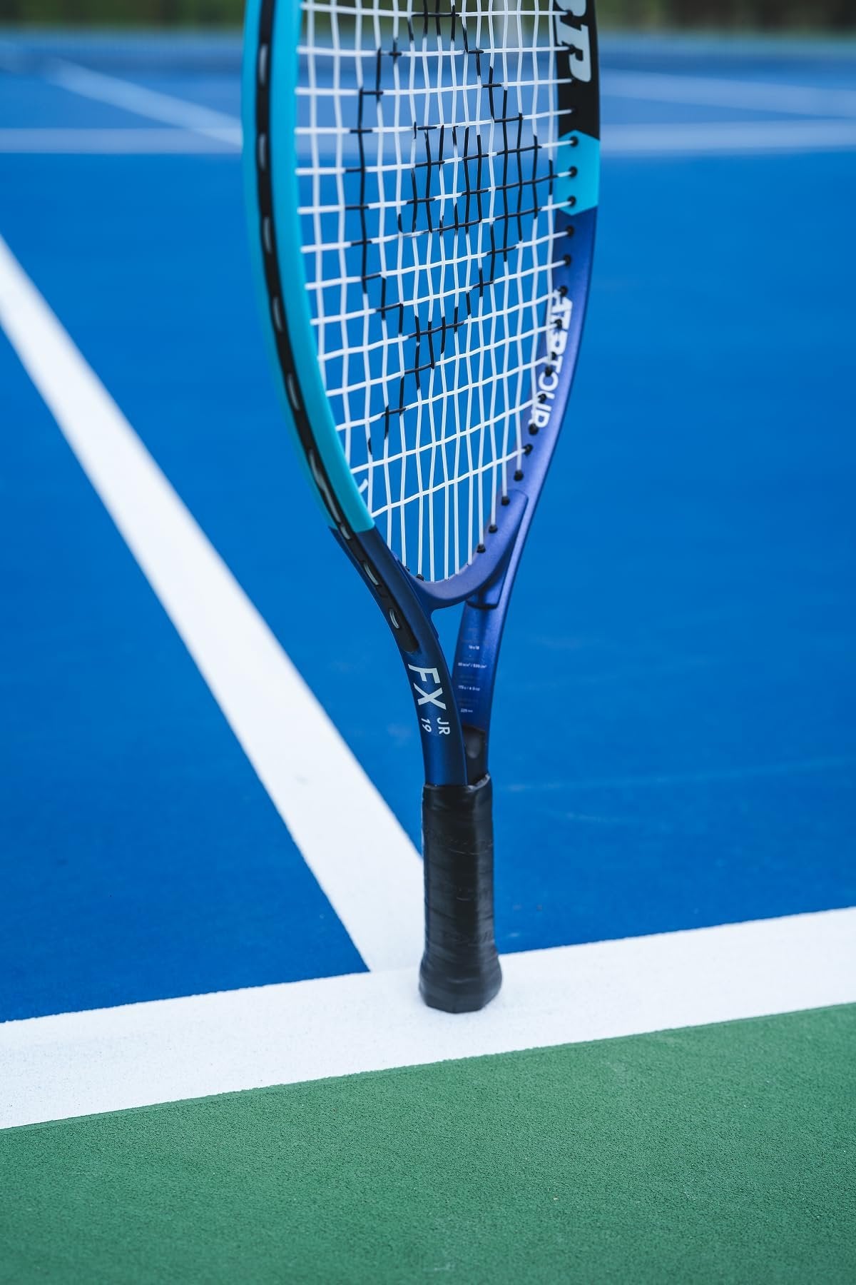 Dunlop Sports FX Junior Tennis Racket, Blue/Black V26