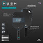 Diadem Hush | Quiet Pickleball Paddle, Double Thermoformed, Carbon Fiber Core, Power, Precision, Anti-Dampening Kraibon Technology (Purple)