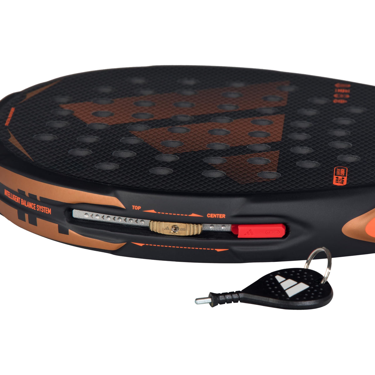 adidas Arrow Hit Ctrl 2026 Padel Racket Black, Round Shape, EVA Soft Performance Foam, ASC