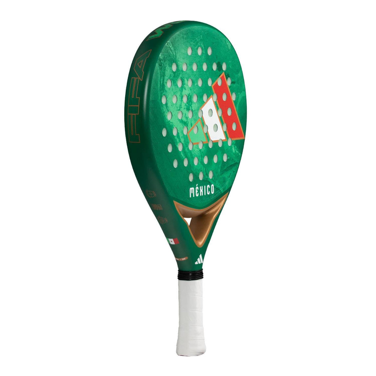adidas Mexico WC 2026 Padel Racket with Fiberglass Frame